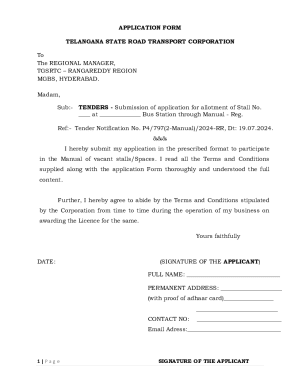 Tender Document - Hyderabad
