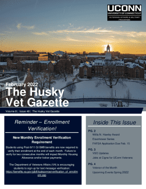 Husky Vet Gazette ArchiveVeterans and Military Programs