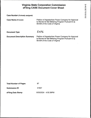 Petition of Appalachian Power Company for Approval