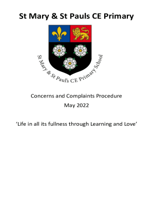 St. Paul's CE Primary School Complaints Policy