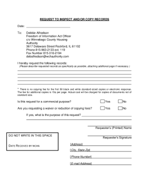 Freedom of Information Act Contacts and Requests