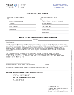 Home Health Treatment Authorization Request