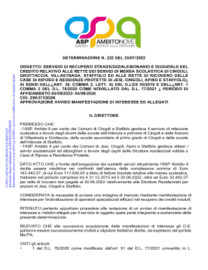 Sez. IIIbis. Notifica per pubblici proclami disposta con dec