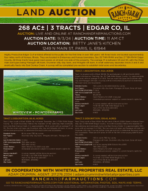 268 AC 3 TRACTS EDGAR CO, IL