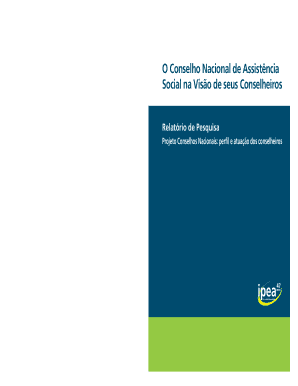 O Conselho Nacional de Assistncia Social na Viso de ...