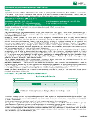 Documento contenente le informazioni chiave - BNP Paribas