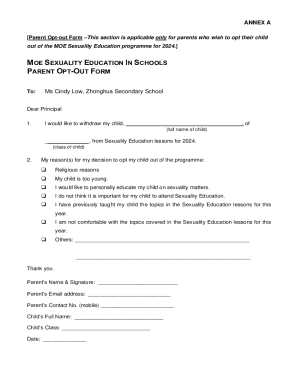 Sexuality education - Singapore