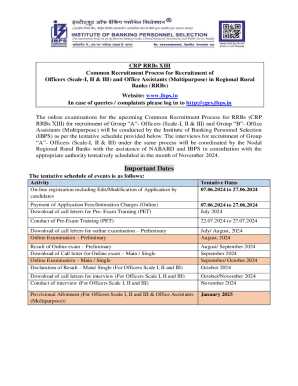 Common Recruitment Process For RRBs (CRP RRBs XIII ...