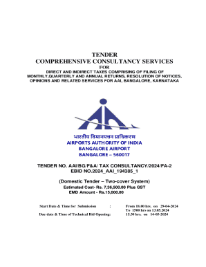 Comprehensive Consultancy Services for Direct and .. ...