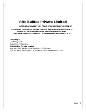 Invitation for submission of Expression of Interest (IEOI) for ...