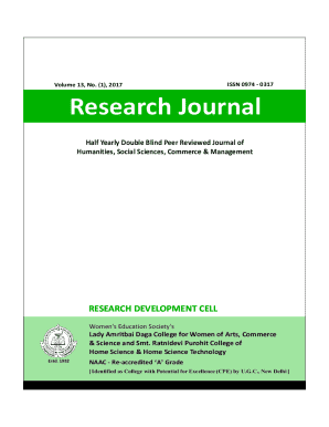 Half Yearly Double Blind Peer Reviewed Journal of