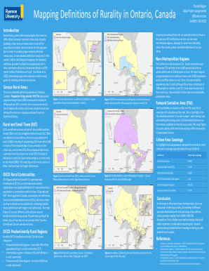 Mapping Definitions of Rurality in Ontario, Canada