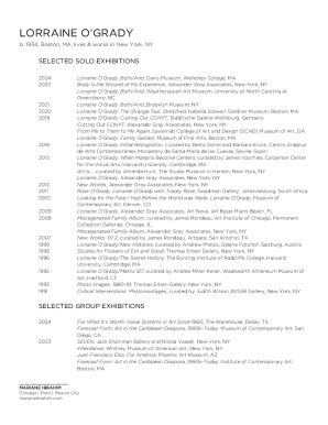 Lorraine O'Grady - concept-based artist