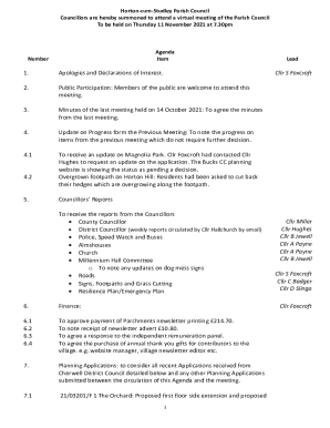 Parish Council - Horton cum Studley Village