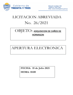 Objeto: adquisicion de caos de