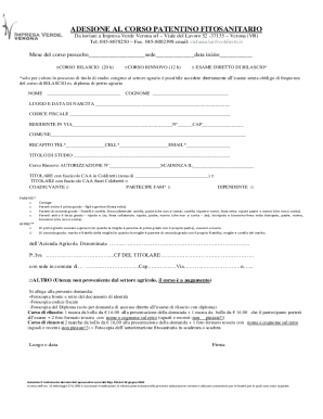 Corso rinnovo patentino acquisto e utilizzo prodotti ...