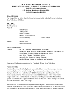 West Northfield School District 31 BoardDocs Plus