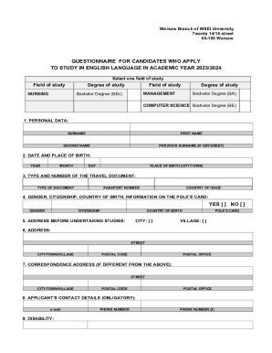 Application ProcessWSEI University
