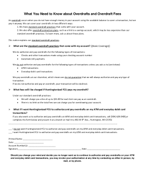 Overdrafts FAQs: Balance Connect, Limits, Fees &amp; Settings