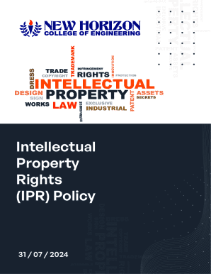 Intellectual Property Rights (IPR) Policy - Research