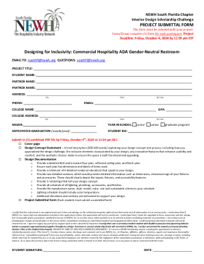 NEWH South Florida Chapter Interior Design Scholarship ...