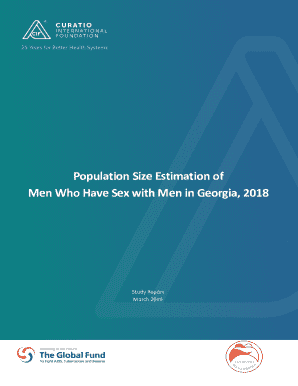 Recommended population size estimates of men who have ...