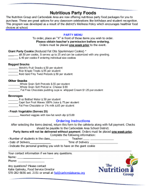 The Nutrition Group: Food and Facilities Management