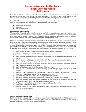 Internet Acceptable Usage Policy St. Joseph's ...