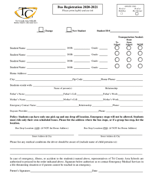 TRANSPORTATION Student/Parent HANDBOOK