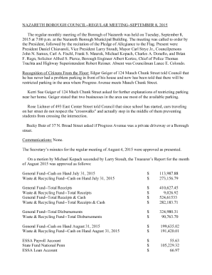 President Daniel Chiavaroli, Vice President Larry Stoudt, Mayor Carl Strye Jr