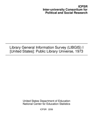 Library General Information Survey (LIBGIS) I United States ...