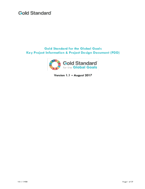Key Project Information & Project Design Document (PDD)
