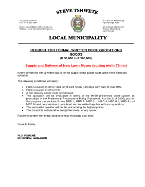 Supply and Delivery of New Lawn Mower (cutting width 75mm)