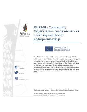 Community Organization Guide on Service Learning and ...