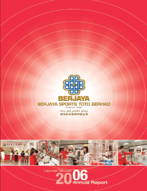 Sports Toto Berhad - Annual &amp; Quarterly Reports