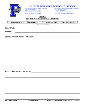 Grade 2 - Reading Requirement Form.docx