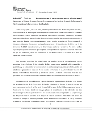 Aspirantes que superan el proceso selectivo y oferta de ...
