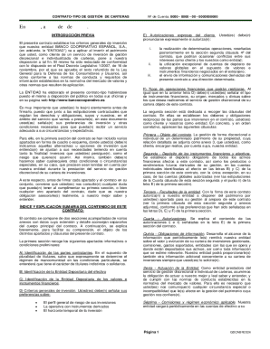Contrato-tipo de gestin discrecional e ...