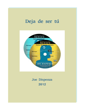 Libro deja de ser tu. la mente crea la realidad de joe ...