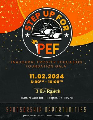 Inaugural Prosper Education Foundation Gala