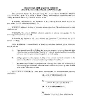 intergovernmental retail water service agreement between ...