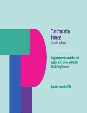 Supporting care leavers to find and register with a GP and ...