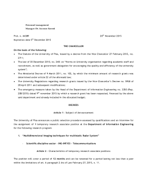 The emergency measure taken by the Head of the Department of Information Engineering no