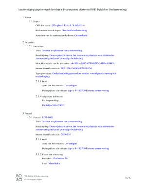 Officile naam: Zorgband Leie & Schelde --Rechtsvorm van de koper: Overheidsonderneming
