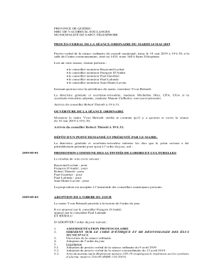 PROVINCE DE QUBEC MRC VAUDREUIL-SOULANGE ...