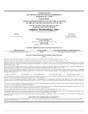 Amkor Technology, Inc. - myqcloud.com