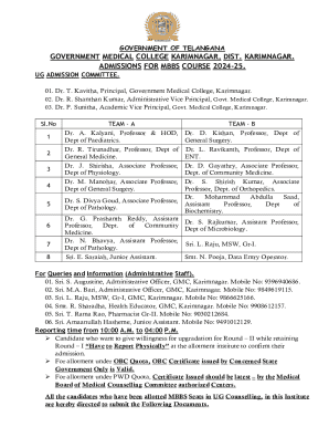 notification for admission into mbbs and bds courses under ...