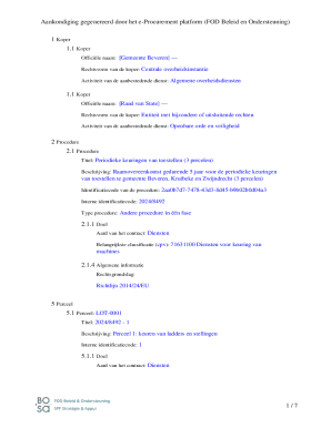 Officile naam: Gemeente Beveren --Rechtsvorm van de koper: Centrale overheidsinstantie