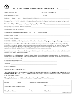 Building Permit Application