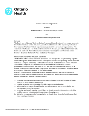 2 Similar General Relationship Agreement Contracts